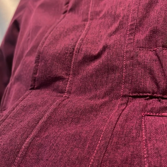 North face Hyvent 550 Down Jacket Youth Small 7/8 Burgundy Purple Wine Color - Picture 11 of 11